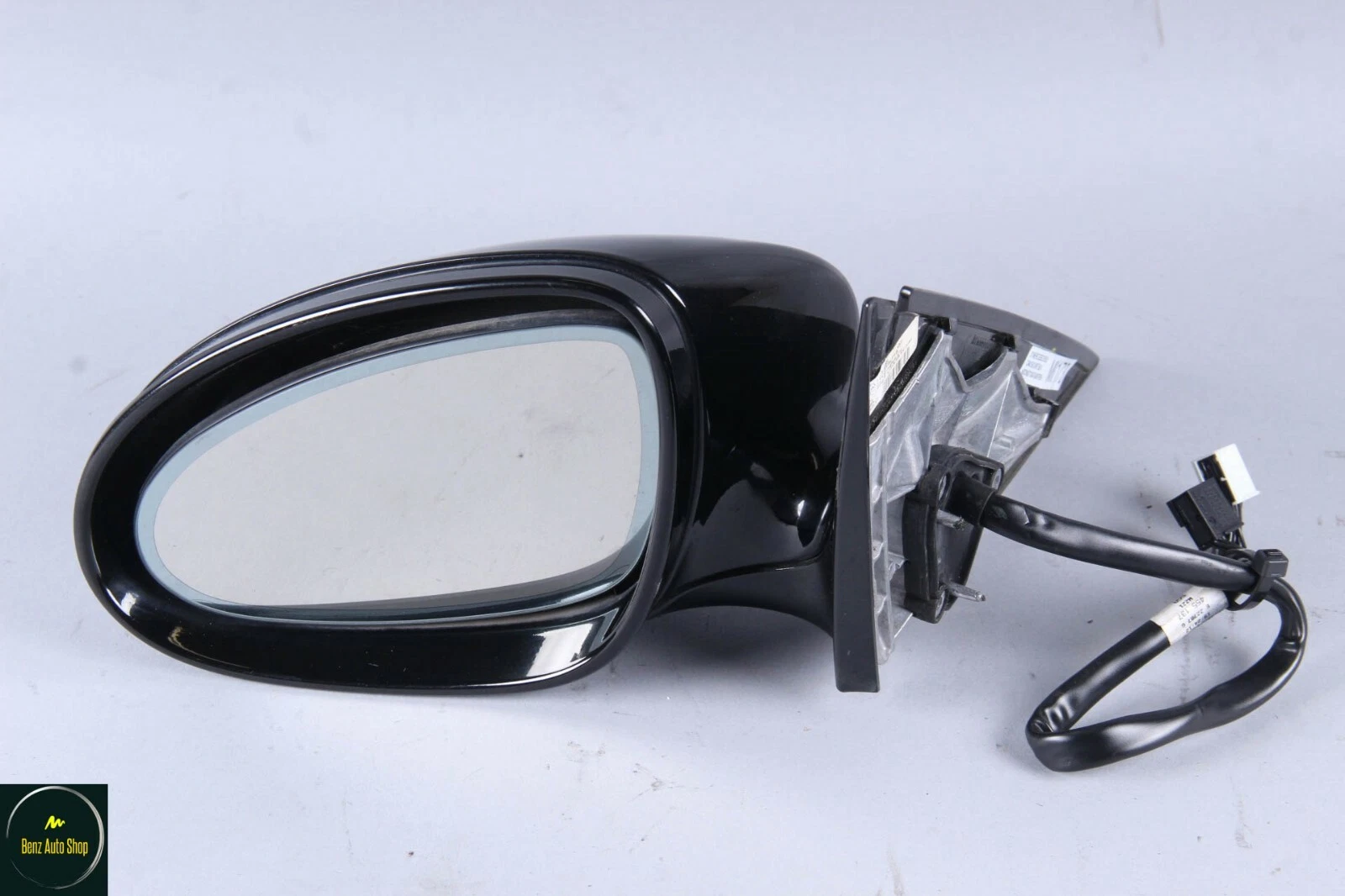 07-09 Mercedes W221 S550 S63 Side Rear View Door Mirror Left Driver Black OEM