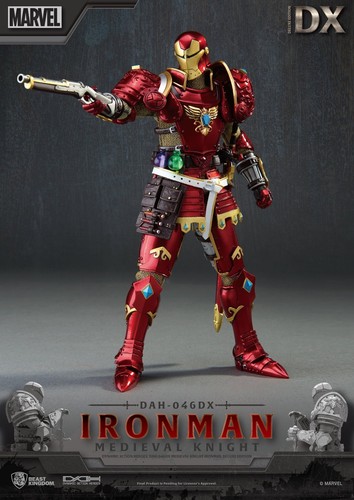 Cavaliere medievale Iron Man DAH-046DX Modellino dinamico 8 azioni - Foto 2 di 9
