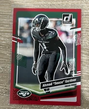 2023 Donruss Press Proof Red Ahmad Sauce Gardner New York Jets #228