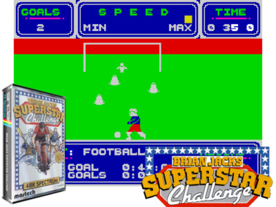 Sinclair ZX Spectrum 48K Game - BRIAN JACK'S SUPERSTAR CHALLENGE - Martech
