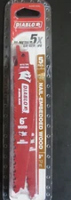 Diablo DS0612BW5 6" 6/12 TPI Wood Cutting Reciprocating Saw Blade 5 Count