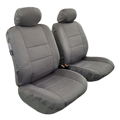 Waterproof Canvas Wolf Gray Front Car Seat Covers For Ford Escape