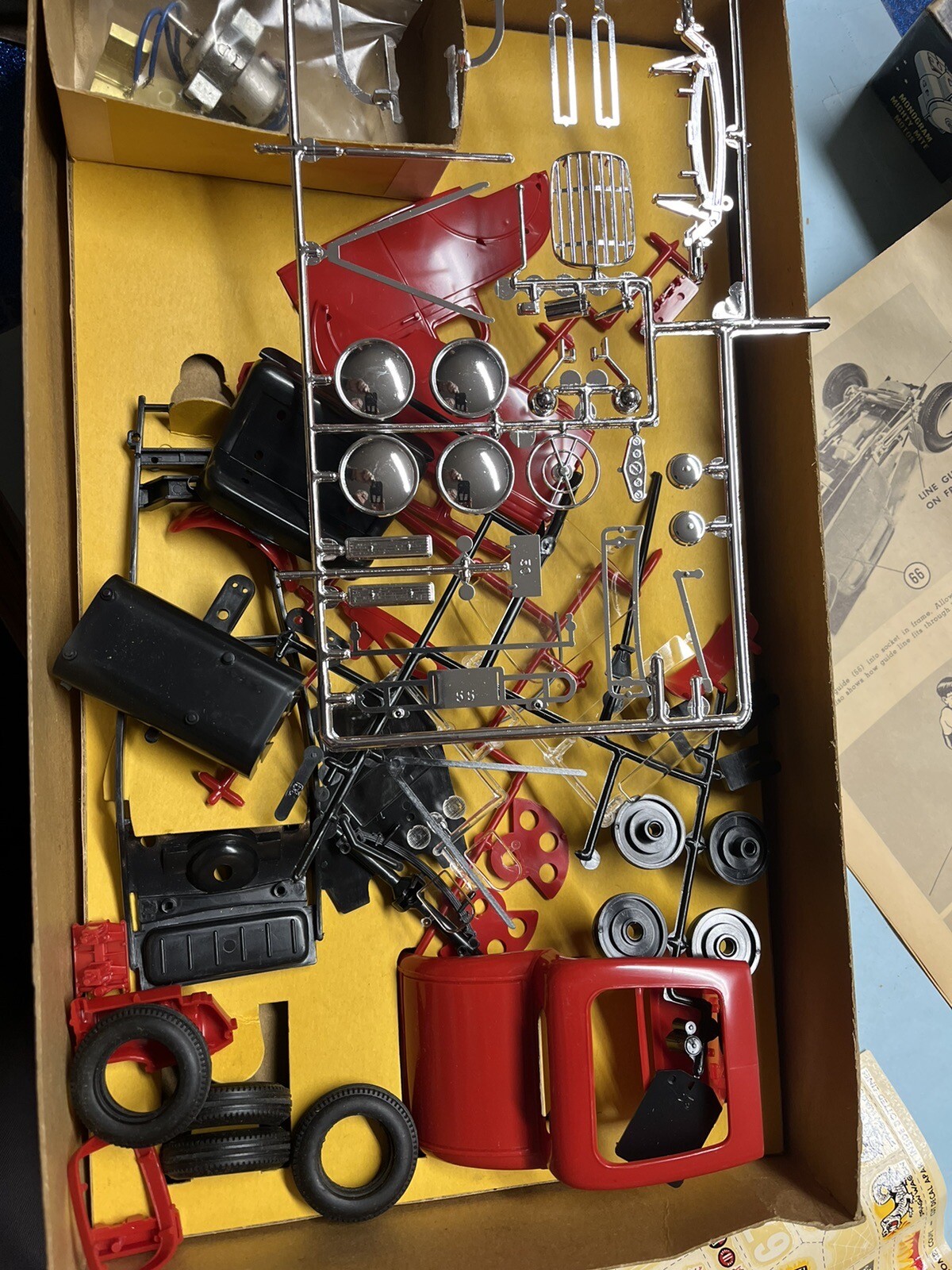 Vintage Model Car Kit Original Monogram 1932 Ford Coupe From 1959 eBay