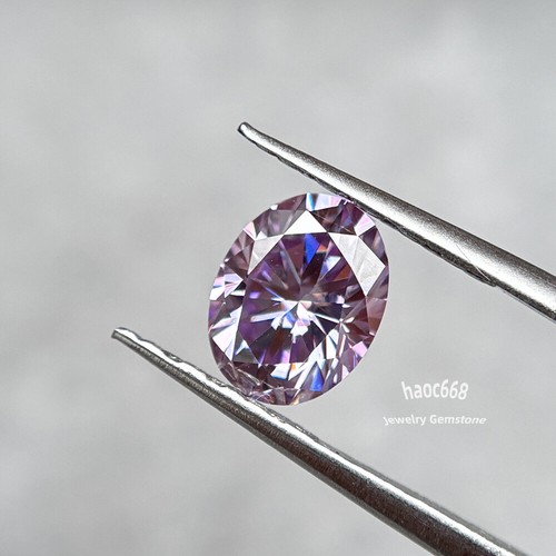 MultiShape brilliant cut Purple Moissanite loose stones GRA Certificate - Picture 20 of 33