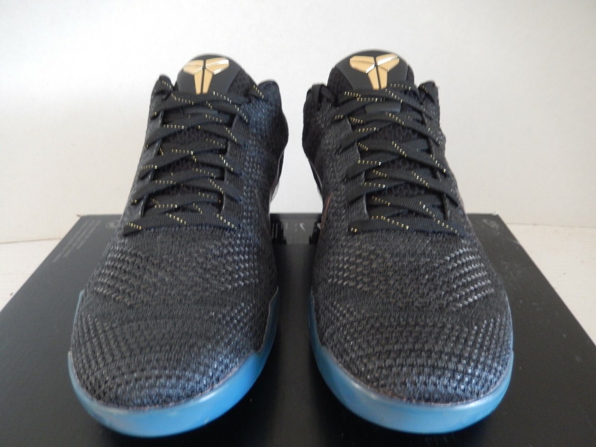 NIKE KOBE XI 11 ELITE LOW FLYKNIT PREMIUM ASG ID BLACK-BLUE SZ