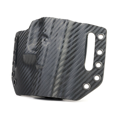 H&K - OWB Slotted Gun Holster - Optic Ready - Black Carbon Fiber