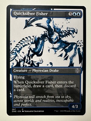 Quicksilver Fisher Showcase Phyrexia All Will be One ONE Near Mint Packed Fresh
