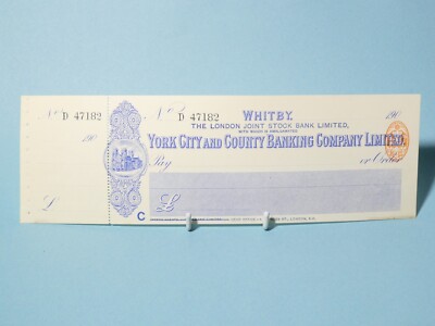 190 ? WHITBY Scheck York City & County Banking Co Ltd LONDON AKTIEN #HBW