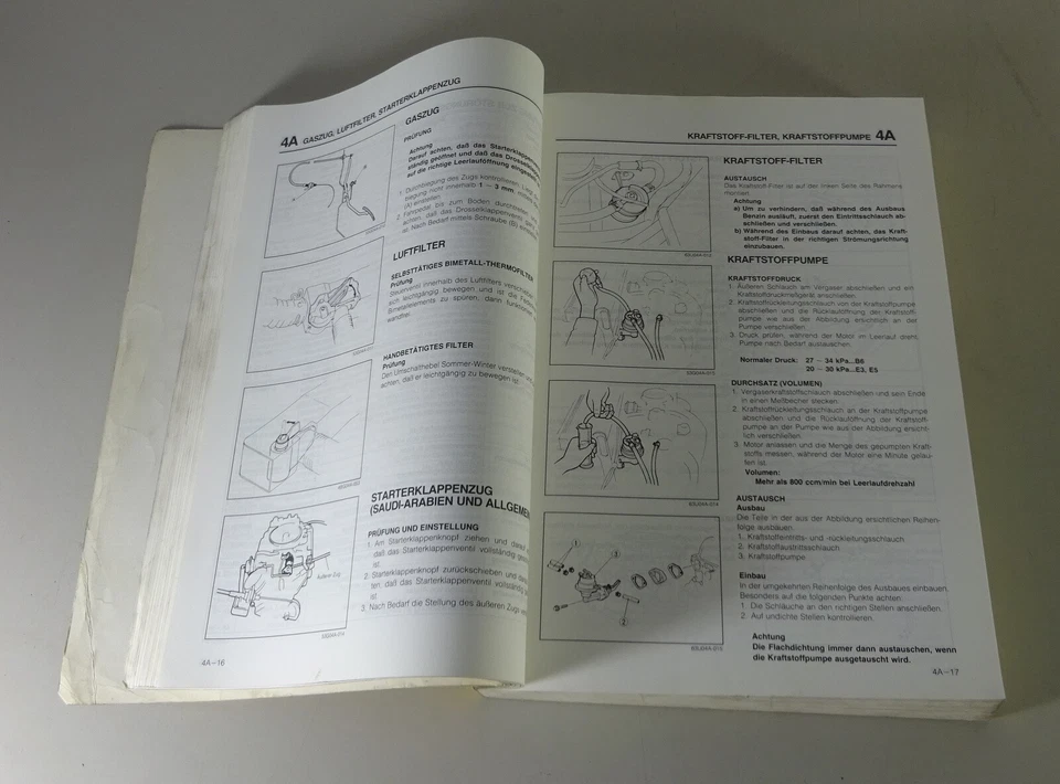 Manual De Taller + Adiciones Mazda 323 Station Wagon & 4 WD Tipo BW Desde 1986 - Imagen 4 de 4