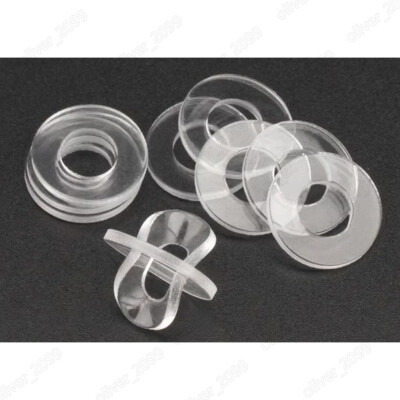#ad #ad Plastic PVC Polyvinyl Chloride Transparent Gasket Washers M2 M3 M4 M5 M6 M8 M16 $37.07