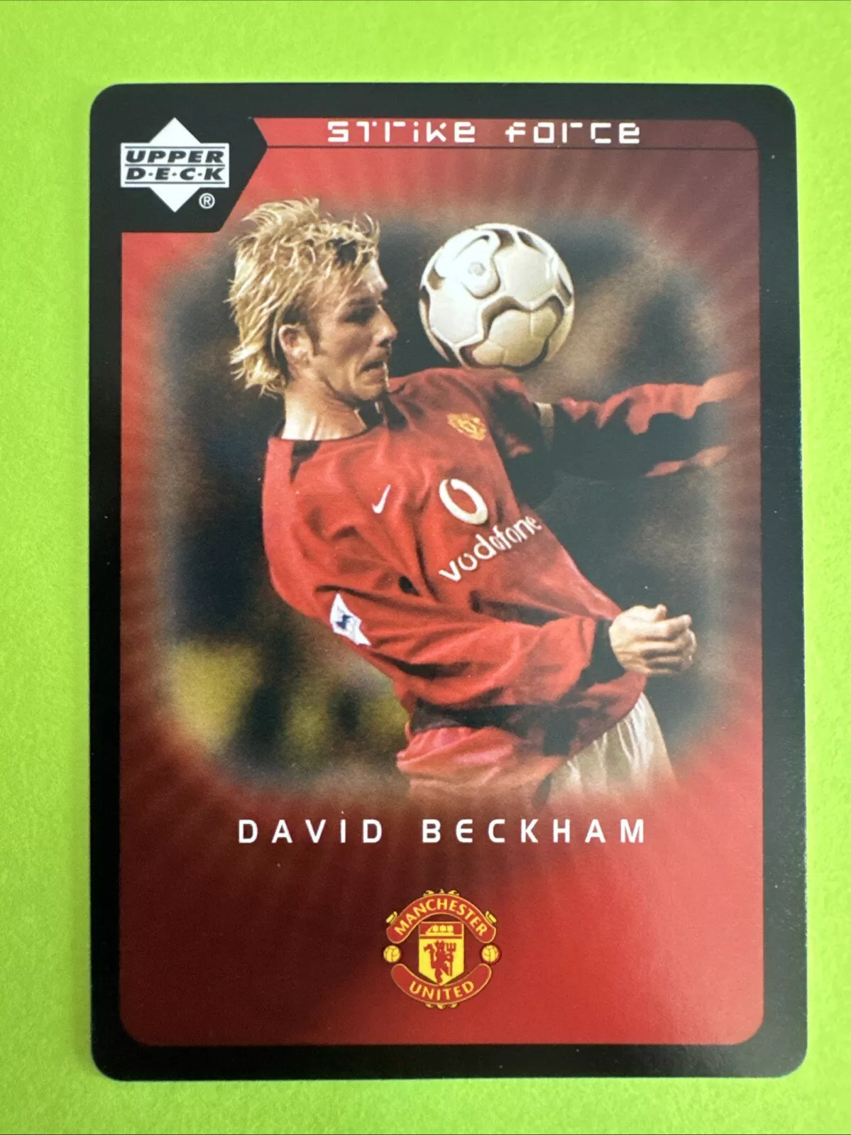 David Beckham trading card