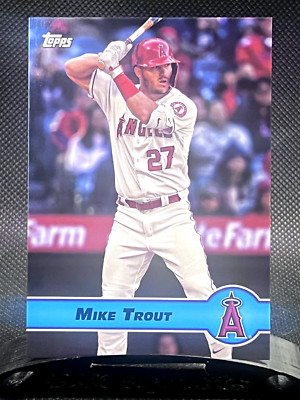 2022 Topps UK Edition Mike Trout Merlin Premier Gold Redux Insert #PG-3 Angels