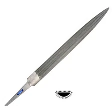 Grobet Swiss Type Full File 200mm Half Round 6" Cut 0, Jewelry Metalsmith Tool