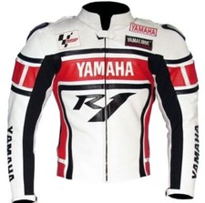 Neue Yamaha R1 Motorrad Rennrad lederjacke, Yamaha MotoGP racing bike lederjacke