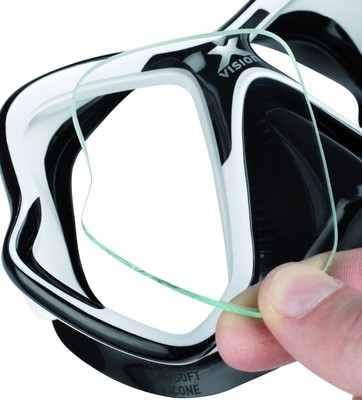 Mares Optisches Glas für X-VISION und LIQUID SKIN NEW Tauchmasken ab 2014 NEU !!