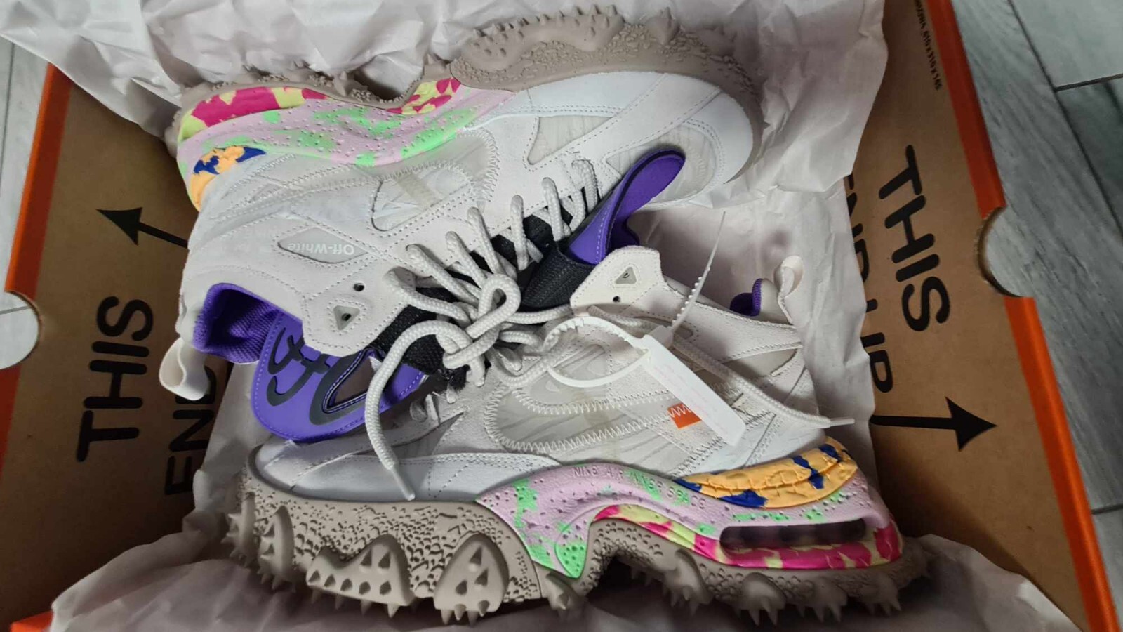 OFF WHITE X NIKE Nike Terra Forma X bianco sporco taglia EU: 46 US: 12 DQ1615 100