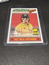 2026 topps heritage jacob wilson red ink auto 25/77