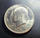 RARE 1973 D KENNEDY HALF DOLLAR WITH DD IN GOD WE TRUST, AND UNITED STATES OF