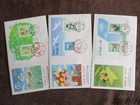 Japan Stamp First Day Cover Kamome-ru Lottery Souvenir Sheet in Summer 3 Covers