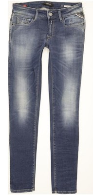 Replay Luz Damen Jeans blau Skinny Slim Stretch W26 L30 (104786)