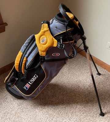 USKG Kids Youth Golf Bag Ultralight  Stand Up / Dual Carry Strap And Rain Hood