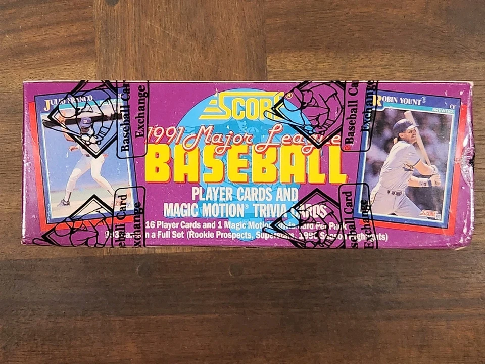 1991 Score Series 2 Unopened Wax Box from Sealed Case (36 packs, BBCE/FASC) - Image 3 of 4