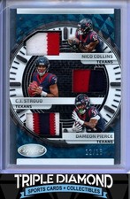 2023 Certified Nico Collin/C.J. Stroud/Dameon Pierce Triple Patch #12/15 A419