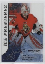 2015-16 Upper Deck Ice Premieres 741/1999 Level 5 Chris Driedger #107 4y9