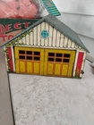 Marx Vintage Tin Litho 2-Car Garage Door Flip-Up 1950s