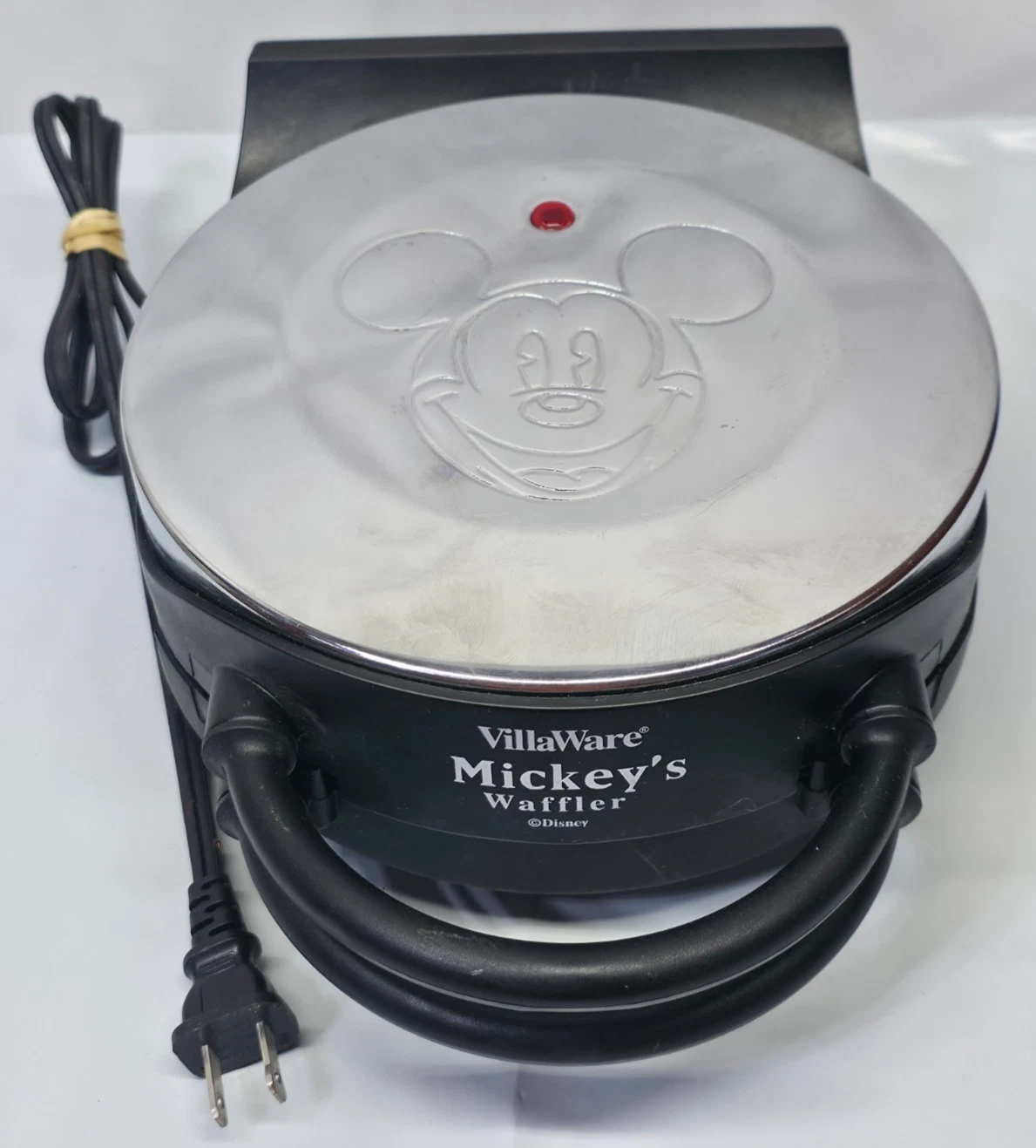 Disney Mickey's Waffler VillaWare Mickey Mouse Waffle Maker ~ Model 5555-01