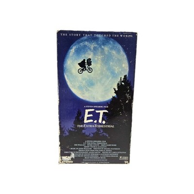 E.T The Extra Terrestrial VHS 1988 Green Flap VHS Steven Spielberg,  pre-owned 