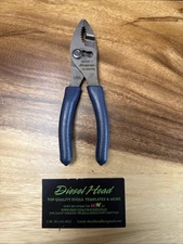 *NEW * Snap On 46ACF 6"Combo Slip Joint Pliers w/Soft Grip POWER BLUE Handles