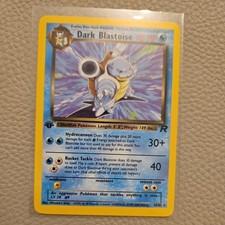 Pokémon TCG Dark Blastoise Team Rocket 20/82 1st Edition Rare MINT