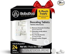 Bubupod Descaling Tablets 24 For Baby Bottle Washers Removes Scale  Minerals