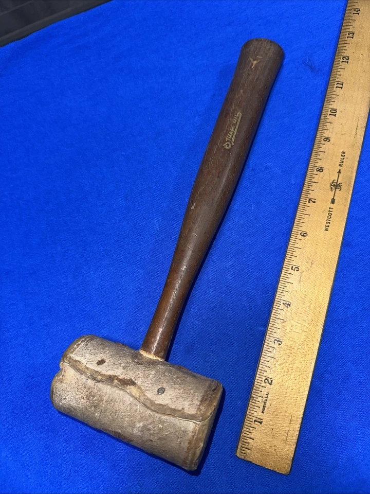 Snap-on Snapon Rawhide Face Hammer Wood Handle Rare!! Used - Image 1 of 4