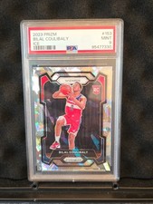 2023 Prizm Bilal Coulibaly Ice Rookie PSA 9 #153 Wizards (RC)