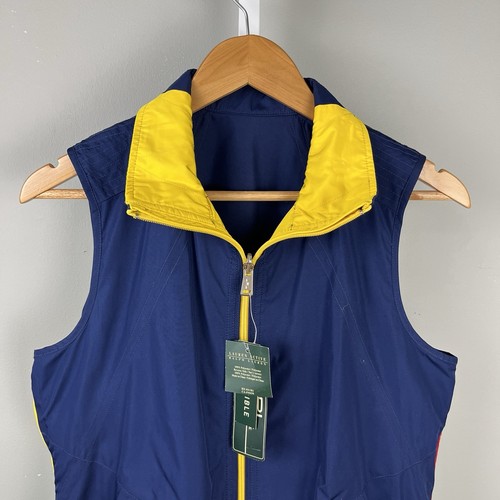 Lauren Ralph Lauren Active Reversible Vest Jacket Womens Medium Nautical NWT NOS - Picture 3 of 8