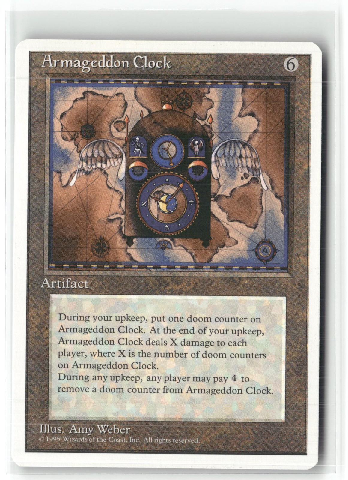 Armageddon Clock Fourth Edition Magic: The Gathering Rare Lightly Played