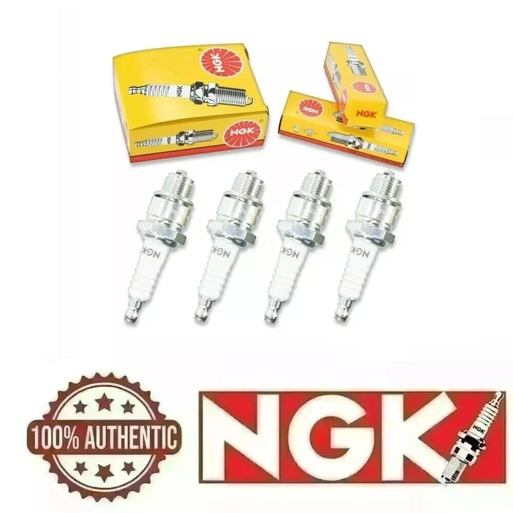 4 x Genuine NGK 5126 Nickel Spark Plug B8HS10 Marine Outboard Suzuki Yamaha  YR