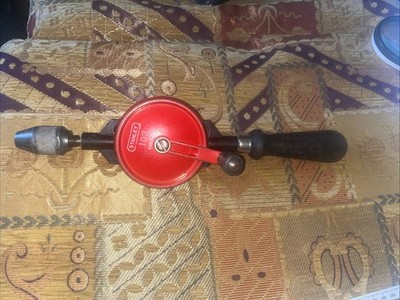 Vintage Stanley 03-103 Handbohrer Tischlerei Holzbearbeitung Werkzeug Made in England