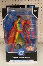 DC Multuverse Mcfarlane Batman Rainbow Suit Platinum Edition