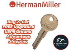 Herman Miller File Cabinet Keys Replacement Spare Key Cut to Code UM226-UM427