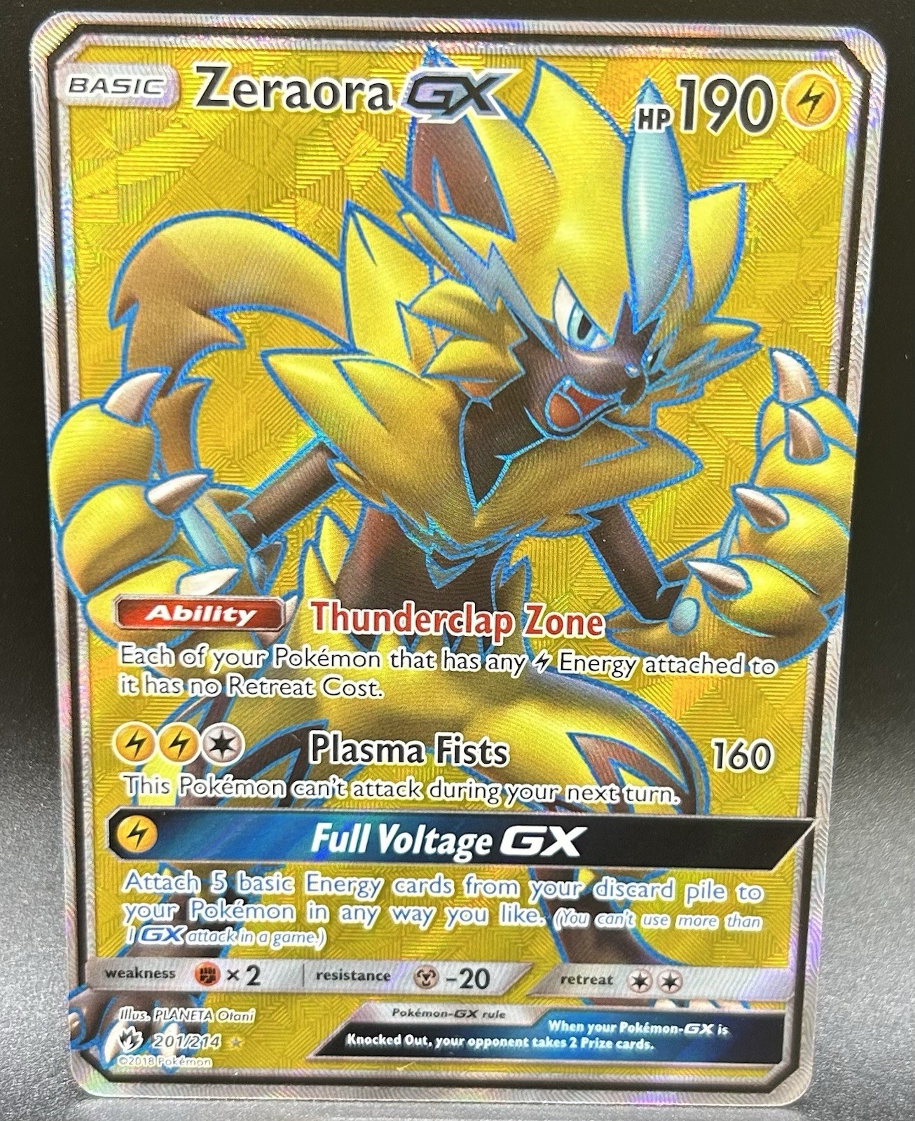 Zeraora GX Echo des Donners #201