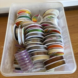 A Large Quantity Of Jewellery Making Craft Wire Etc