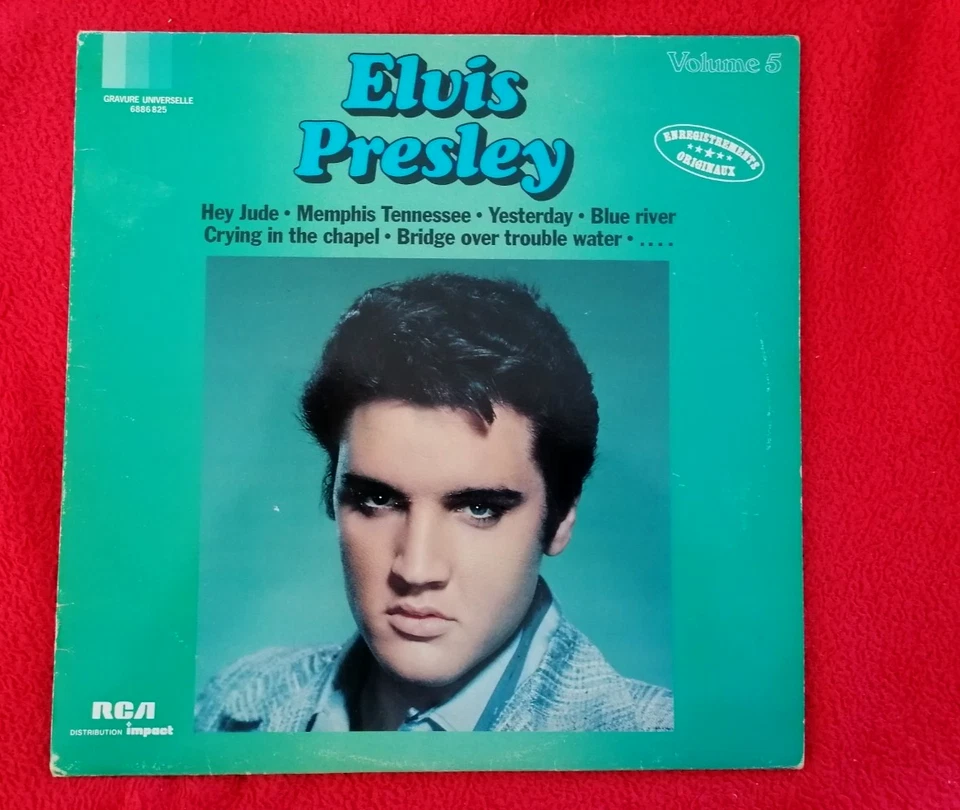 ELVIS PRESLEY. Rare French édition Volume 5. 'Hey Jude' IMPACT/RCA - Photo 1/4