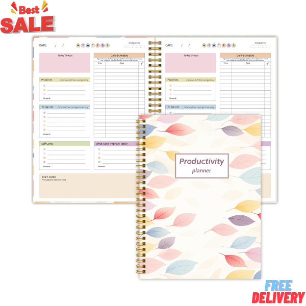 ADHD Planner for Women，Daily Productivity Planner with Task Management Organiz