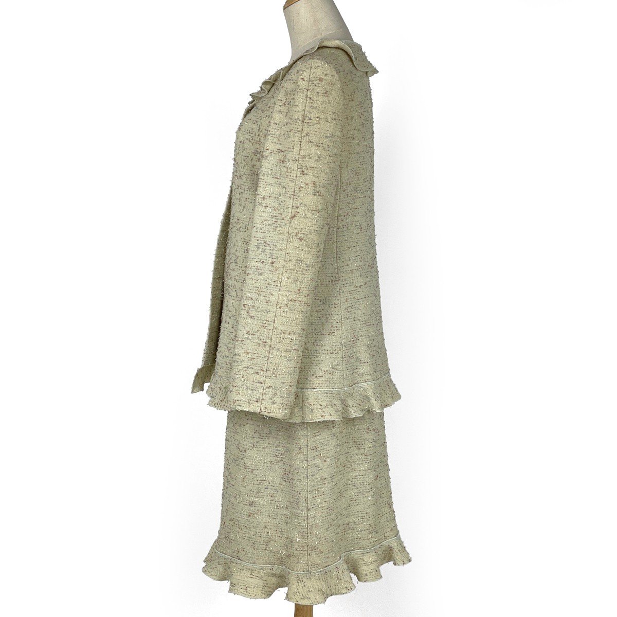 CHANEL (Interlocking) CC logo button setup Frill … - image 2