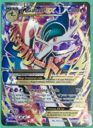 Pokémon M Gallade ex #100/108 XY: Roaring Skies Ultra Rare Full Art Pokémon Card