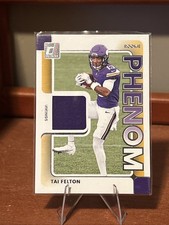 2025 Panini Donruss - Rookie Phenom Jerseys Tai Felton #RPJ-TAF (MEM, RC)