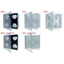 STANDARD Double CD Jewel Case with Tray 10.4mm 2 CD Lot